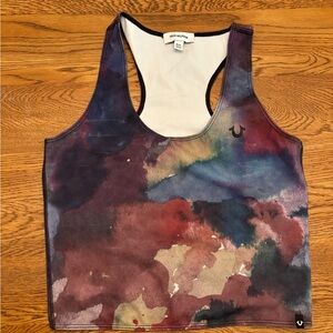 True Religion Abstract Multicolor Tank Top